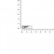 Шильдик металлический Alfa Liten, серебристый глянцевый арт. 13844.02