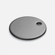 Шильдик металлический Alfa Sirkel, серый металлик арт. 19725.13 Шильдик металлический Alfa Sirkel, серый металлик арт. 19725.13