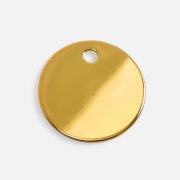 Шильдик металлический Alfa Sirkel, золотистый глянцевый арт. 19725.01 Шильдик металлический Alfa Sirkel, золотистый глянцевый арт. 19725.01