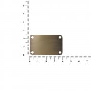 Шильдик металлический Furo, бронзовый арт. 19724.25 Шильдик металлический Furo, бронзовый арт. 19724.25