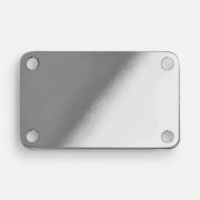 Шильдик металлический Furo, серебристый глянцевый арт. 19724.02 Шильдик металлический Furo, серебристый глянцевый арт. 19724.02