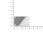 Шильдик металлический Furo, серебристый глянцевый арт. 19724.02 Шильдик металлический Furo, серебристый глянцевый арт. 19724.02