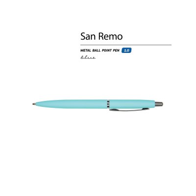 Ручка металлическая шариковая «San Remo», софт-тач
