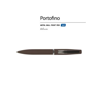 Ручка металлическая шариковая «Portofino», софт-тач