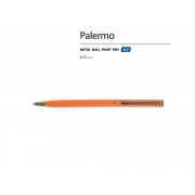 Ручка металлическая шариковая «Palermo», софт-тач