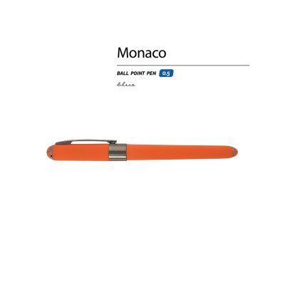 Ручка пластиковая шариковая «Monaco» софт-тач