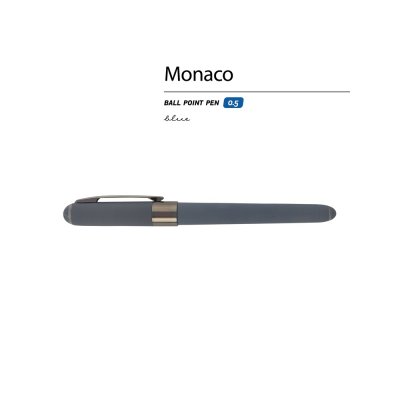 Ручка пластиковая шариковая «Monaco» софт-тач
