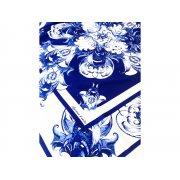 Набор: платок «Гжель» и свеча «Птица счастья»