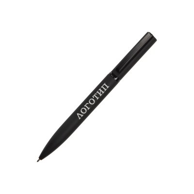 Ручка шариковая металлическая «Siegfried Silver» soft-touch с зеркальным слоем
