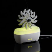 Увлажнитель-ароматизатор Steam Spin, белый с серым