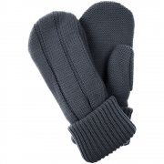 Варежки Knit Beat, серые (графит)