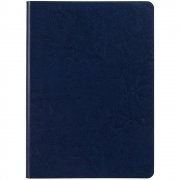 Ежедневник Doppio, недатированный, синий с оранжевым