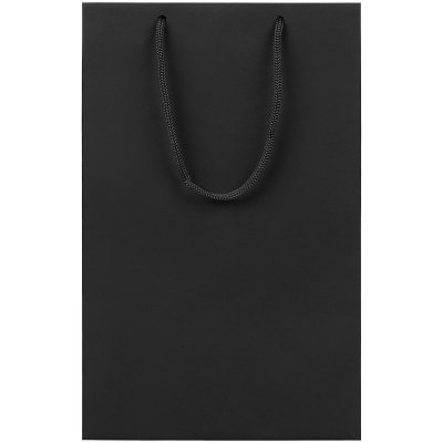 Пакет бумажный Porta S, вертикальный, черный