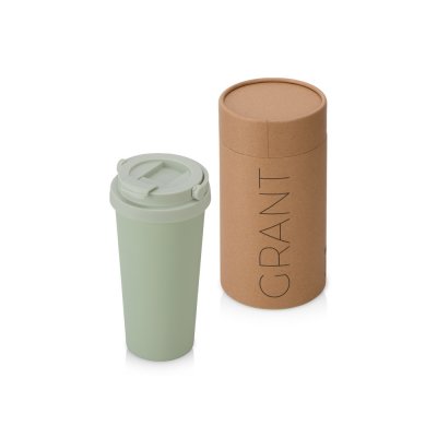 Вакуумная термокружка «Grant», soft-touch, тубус