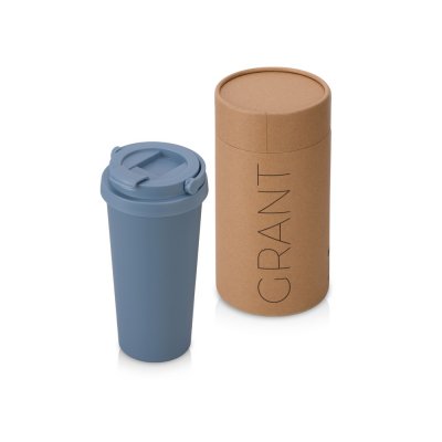 Вакуумная термокружка «Grant», soft-touch, тубус