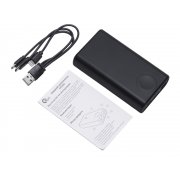 Внешний беспроводной аккумулятор 2-в-1 с функцией зарядки Apple Watch, QC/PD «AtomIQ», 10000 мАч