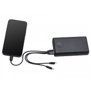 Внешний беспроводной аккумулятор 2-в-1 с функцией зарядки Apple Watch, QC/PD «AtomIQ», 10000 мАч