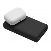 Внешний беспроводной аккумулятор 2-в-1 с функцией зарядки Apple Watch, QC/PD «AtomIQ», 10000 мАч
