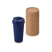 Вакуумная термокружка «Grant», soft-touch, тубус