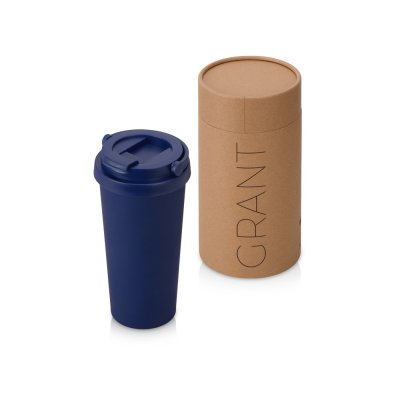 Вакуумная термокружка «Grant», soft-touch, тубус