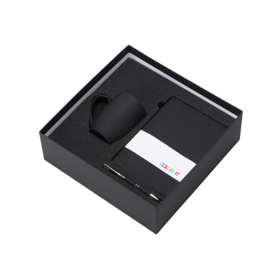 Подарочный набор «COLOR IT» с блокнотом, ручкой и кружкой арт. 350091.10