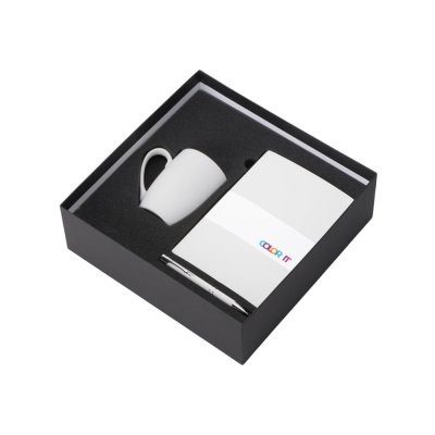 Подарочный набор «COLOR IT» с блокнотом, металлической ручкой и кружкой арт. 350091.01