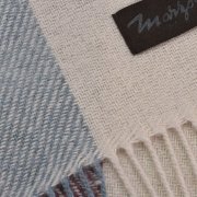 Плед Arequipa, голубой c красным