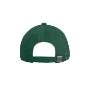 Бейсболка VALLEY, 5 клиньев, металлическая застежка Темно-зелёный