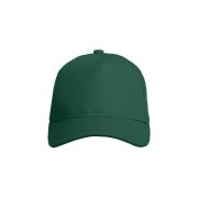 Бейсболка VALLEY, 5 клиньев, металлическая застежка Темно-зелёный