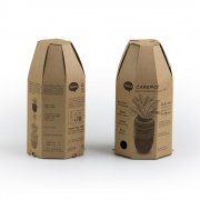 Горшок с крышкой, белый арт. QL10304-WH