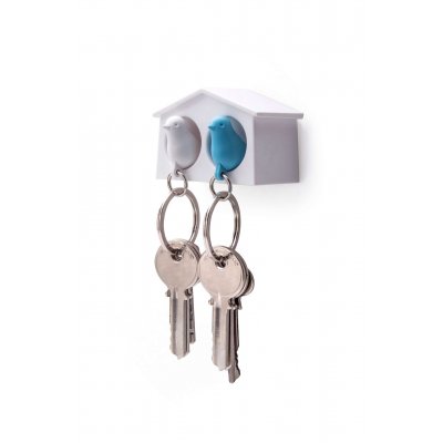 Брелок Mini Duo Sparrow арт. QL10185-WH-WH-BU