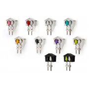 Держатель и брелок для ключей Duo Sparrow, черный арт. QL10124-BK-WH-BK