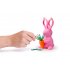 Ножницы и магнит со скрепками Bunny, розовые Ножницы и магнит со скрепками Bunny, розовые