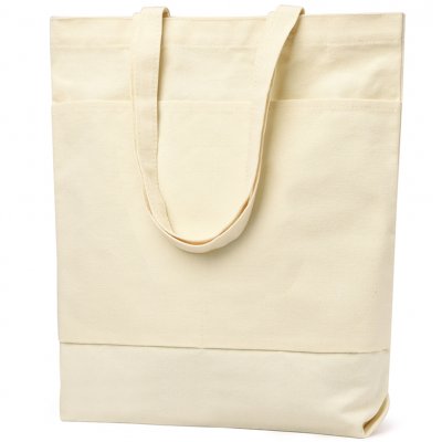 Сумка для покупок JETTA с карманами 325 г/м², натуральная арт. 25012.00 Сумка для покупок JETTA с карманами 325 г/м², натуральная арт. 25012.00