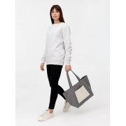 Шопер Shophop, серый с неокрашенным