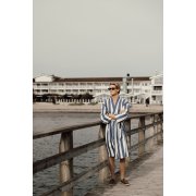 Халат VINGA Ornos из переработанного хлопка GRS, L/XL