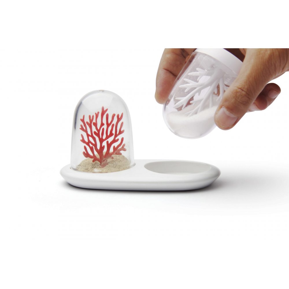 Солонка и перечница Coral Bleaching арт. QL10321-WH-RD Солонка и перечница Coral Bleaching арт. QL10321-WH-RD