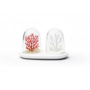 Солонка и перечница Coral Bleaching арт. QL10321-WH-RD Солонка и перечница Coral Bleaching арт. QL10321-WH-RD