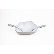 МИСКА ДЛЯ САЛАТА CLOUD арт. QL10265-WH-CL МИСКА ДЛЯ САЛАТА CLOUD арт. QL10265-WH-CL
