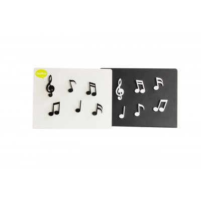 МАГНИТЫ MEMODY MAGNET (6 ШТ. / УПАК.), белые арт. QL10260-WH