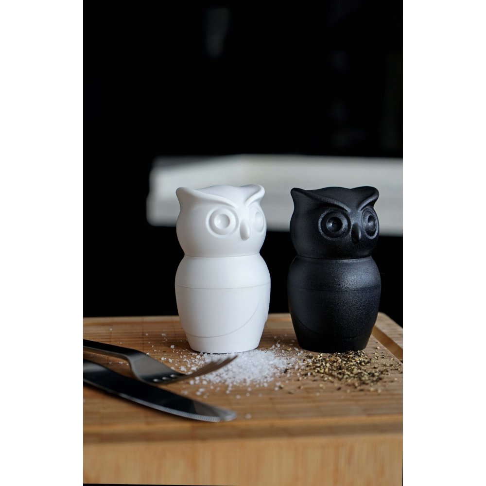 МЕЛЬНИЦА ДЛЯ СПЕЦИЙ Tasty Owl, чёрная арт. QL10251-BK МЕЛЬНИЦА ДЛЯ СПЕЦИЙ Tasty Owl, чёрная арт. QL10251-BK