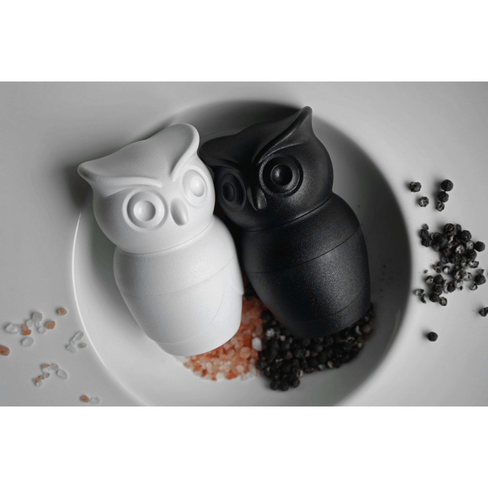 МЕЛЬНИЦА ДЛЯ СПЕЦИЙ Tasty Owl, чёрная арт. QL10251-BK МЕЛЬНИЦА ДЛЯ СПЕЦИЙ Tasty Owl, чёрная арт. QL10251-BK