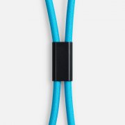 Кабель-ланьярд energyFlex Power Delivery 60 Вт, синий