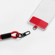 Кабель-ланьярд energyFlex Power Delivery 60 Вт, красный