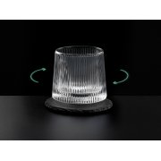 Вращающийся бокал для виски на сланцевом костере «Ventura»