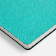 Ежедневник Lungo, недатированный, бирюзовый