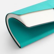 Ежедневник Lungo, недатированный, бирюзовый