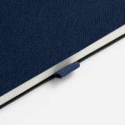 Ежедневник Lungo, недатированный, темно-синий