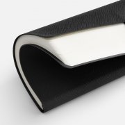 Ежедневник Lungo, недатированный, черный