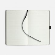 Ежедневник Lungo, недатированный, черный